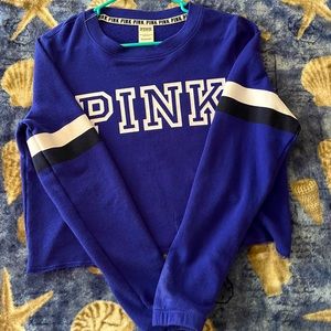PINK Cropped Sweatshirt